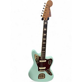 Used Squier CLASSIC VIBE 70S jaguar Daphne Blue Solid Body Electric Guitar