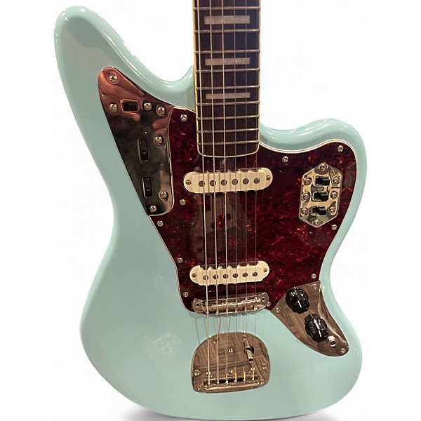 Used Squier CLASSIC VIBE 70S jaguar Daphne Blue Solid Body Electric Guitar