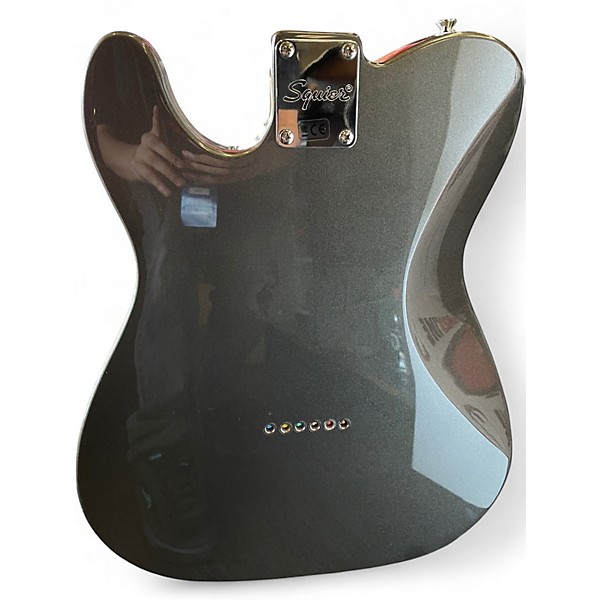 Used Squier Contemporary Telecaster HH Metallic Gray Solid Body Electric Guitar