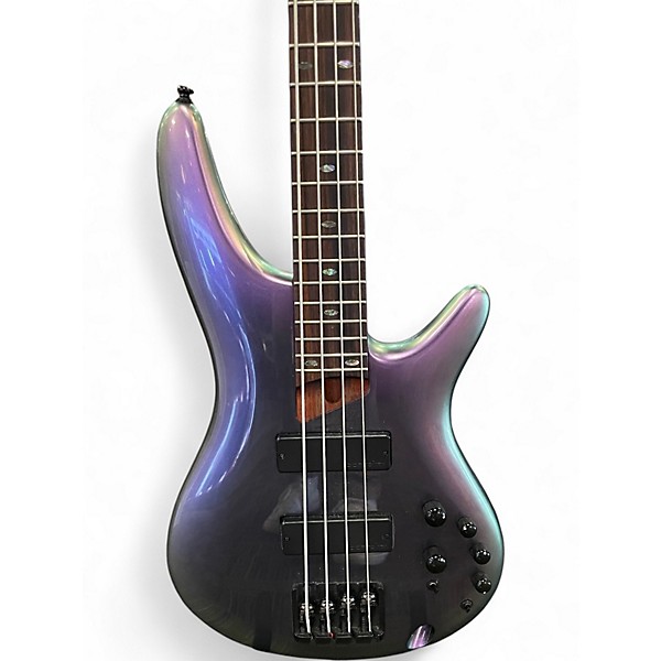 Used Ibanez SR500 translucent purple Electric Bass Guitar