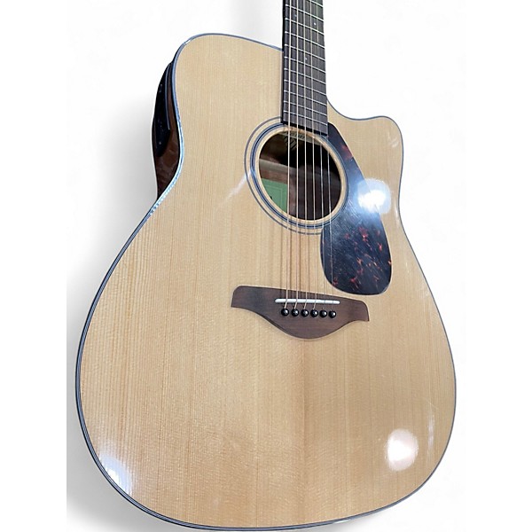 Used Yamaha FG800C Natural Acoustic Electric Guitar