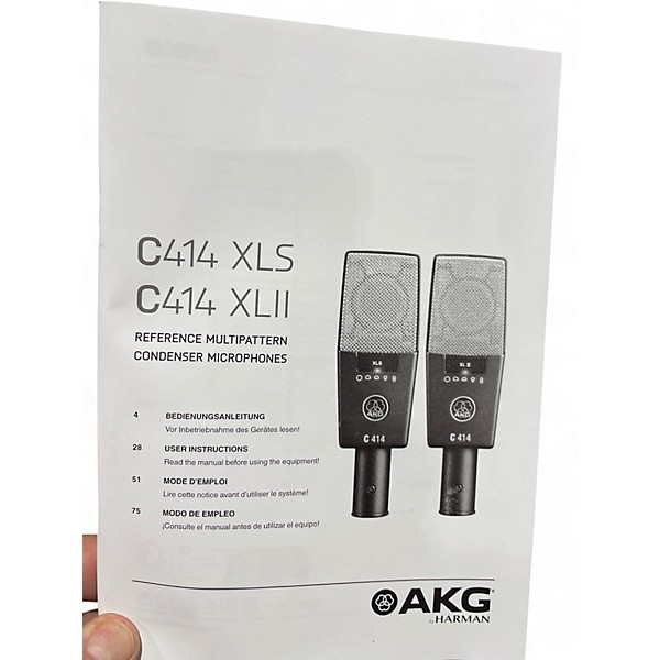 Used AKG C414XLII Condenser Microphone