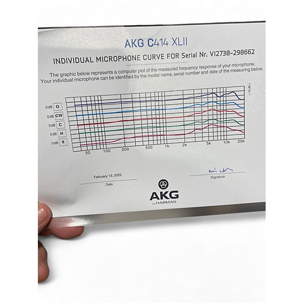 Used AKG C414XLII Condenser Microphone