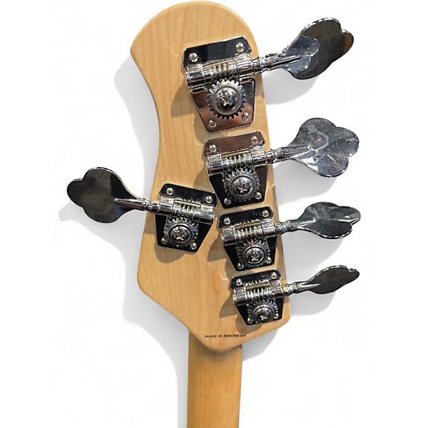 Used Sterling by Music Man stingray 5 sub series black and white Electric Bass Guitar