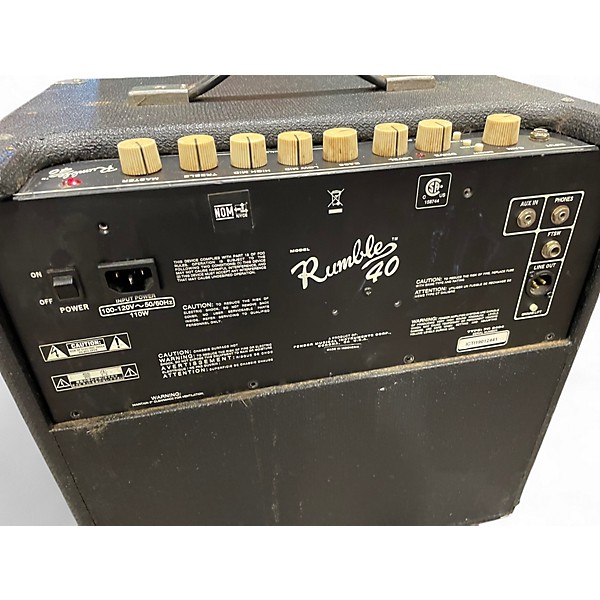Used Fender RUMBLE 40 1X10 Bass Combo Amp