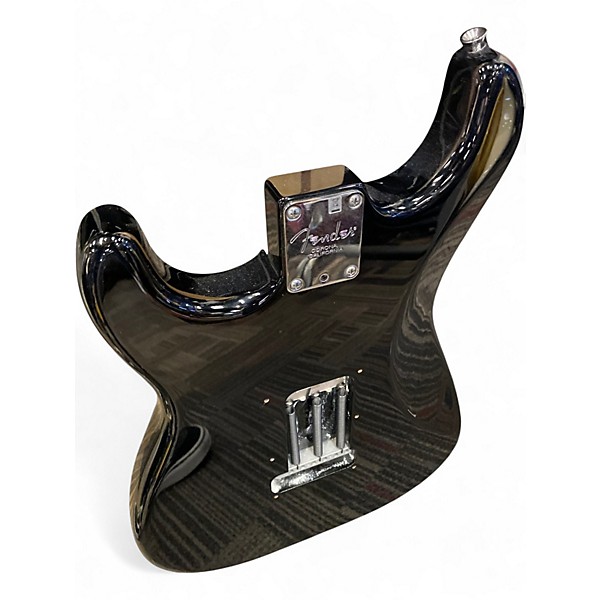 Used Fender American Standard Stratocaster Black Solid Body Electric Guitar