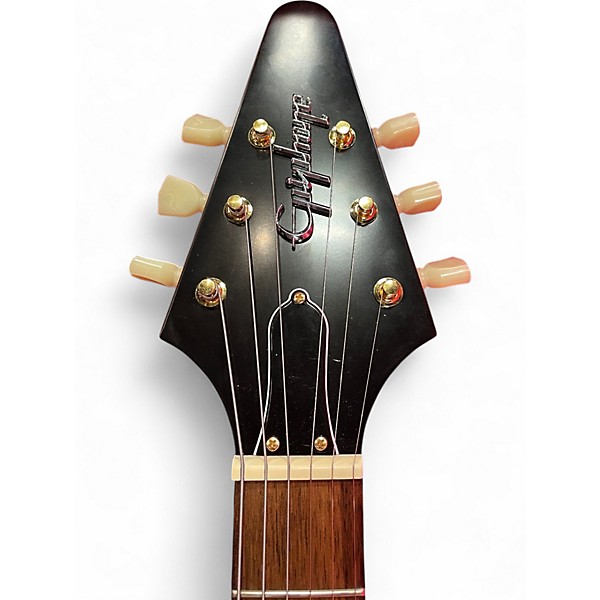 Used Epiphone 1958 Korina Flying V Korina Solid Body Electric Guitar