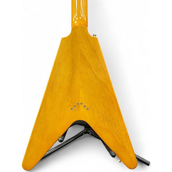 Used Epiphone 1958 Korina Flying V Korina Solid Body Electric Guitar