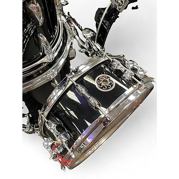 Used Sakae 5 Piece EVOLVED MAPLE 5 PIECE Black Drum Kit