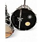 Used Sakae 5 Piece EVOLVED MAPLE 5 PIECE Black Drum Kit