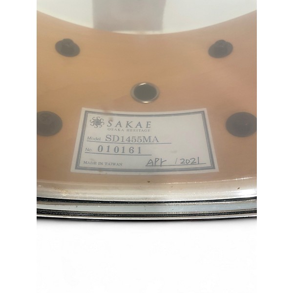 Used Sakae 5 Piece EVOLVED MAPLE 5 PIECE Black Drum Kit