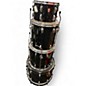 Used Ludwig 4 Piece Big Beat Black Cortex Drum Kit thumbnail