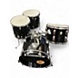 Used Ludwig 4 Piece Big Beat Black Cortex Drum Kit