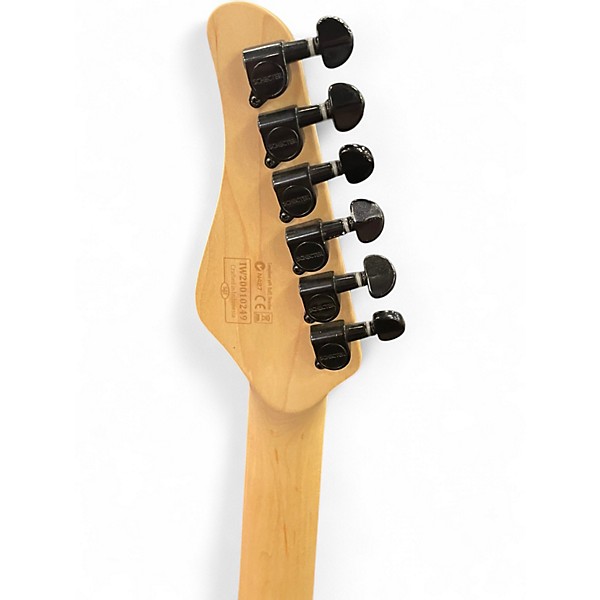 Used Schecter Guitar Research Sun Valley  Blue Solid Body Electric Guitar