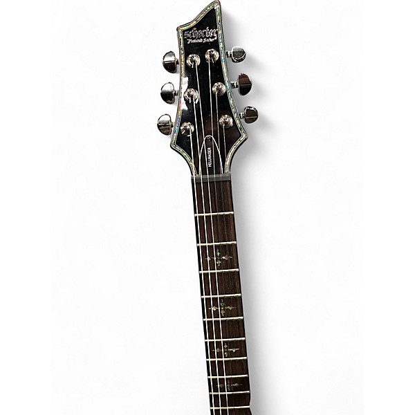 Used Schecter Guitar Research Hellraiser C1 White Solid Body Electric Guitar