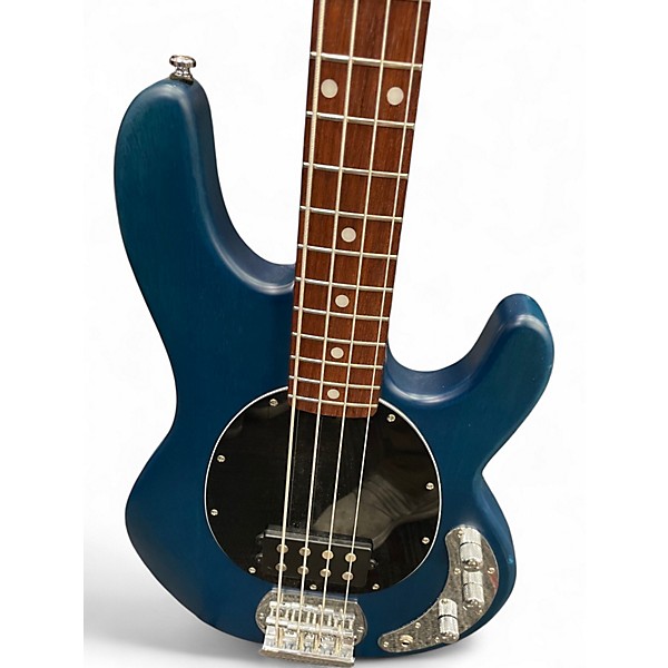 Used Sterling by Music Man Sub Series Stingray Blue Electric Bass Guitar