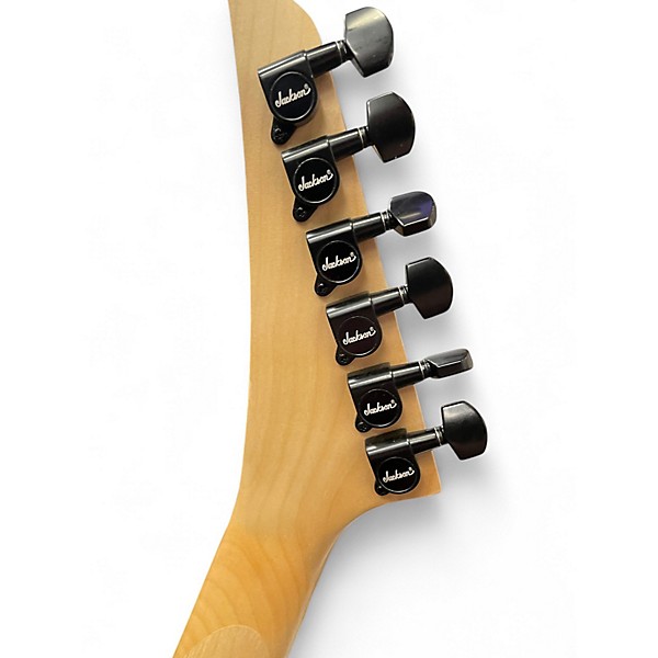 Used Jackson JS34Q Dinky Trans Red Solid Body Electric Guitar