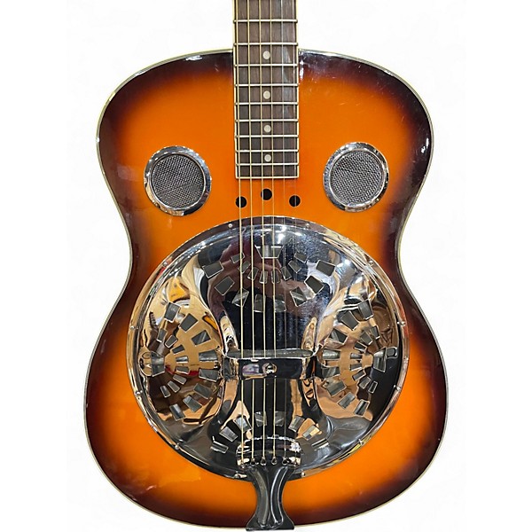 Used Stagg Dobro Vintage Sunburst Acoustic Guitar