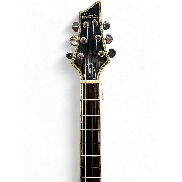 Used Schecter Guitar Research C1 Elite Black Solid Body Electric Guitar