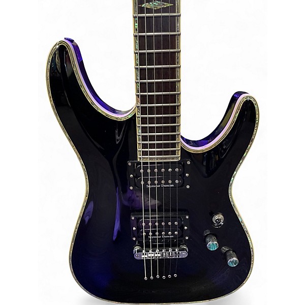 Used 2020 Schecter Guitar Research Omen 5 String Crimson Red Trans Electric Bass Guitar