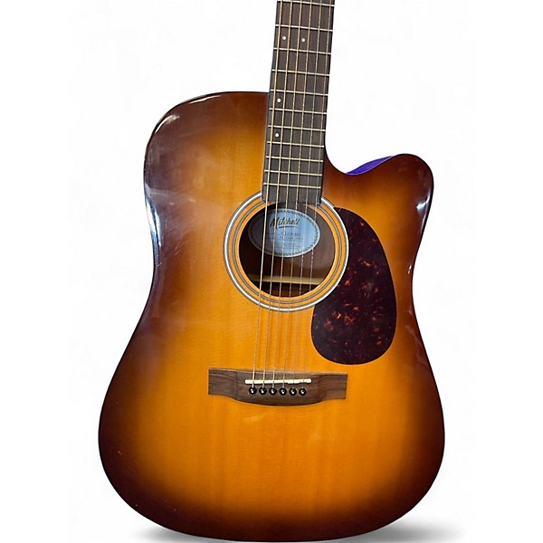 Used 2020 Mitchell T311 Metallic Orange Acoustic Guitar