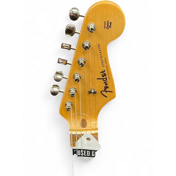 Used Fender American Original 50s Stratocaster 2 Tone Sunburst Solid Body Electric Guitar