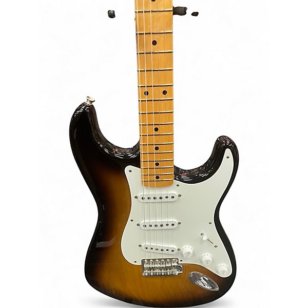 Used Fender American Original 50s Stratocaster 2 Tone Sunburst Solid Body Electric Guitar