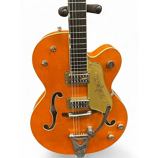 Used Gretsch Guitars G6120T-59V Orange Hollow Body Electric Guitar