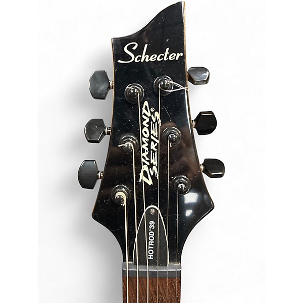 Used Schecter Guitar Research Hotrod’39 Black Solid Body Electric Guitar