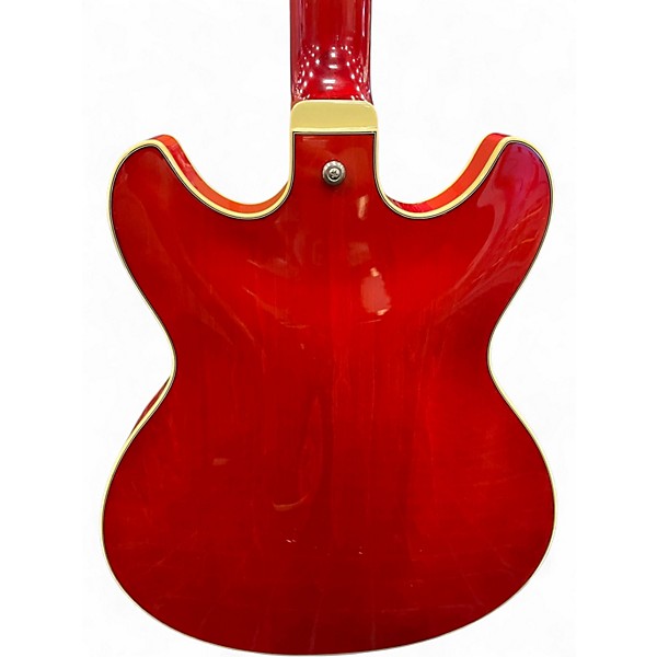 Used Ibanez AS73G Candy Apple Red Hollow Body Electric Guitar