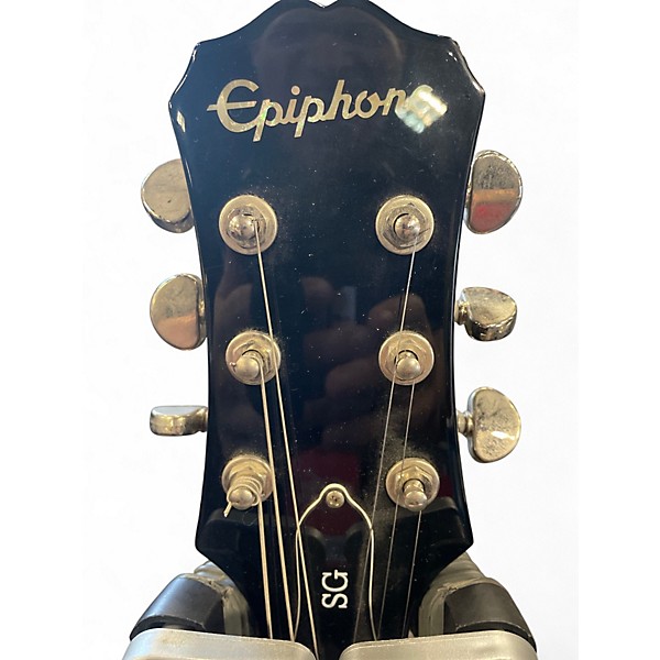 Used Epiphone SG Standard Black Solid Body Electric Guitar