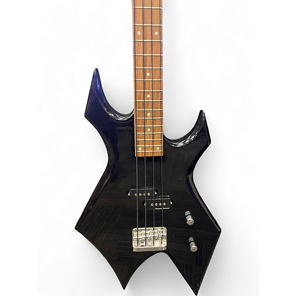 Used B.C. Rich Bronze Series Warlock Bass BLACK Electric Bass Guitar