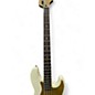 Used Fender Deluxe Active Jazz Bass Cream Electric Bass Guitar