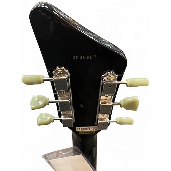 Used Airline Jetsons 3P-FM Black Solid Body Electric Guitar