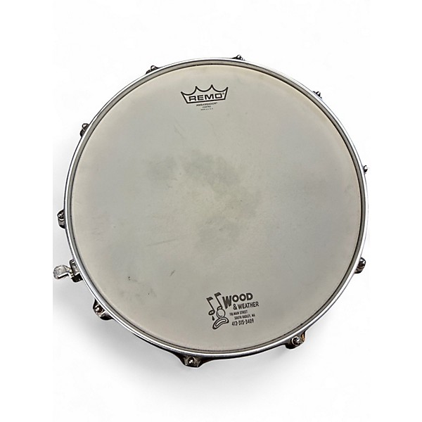 Vintage 1966 Ludwig 14in Superphonic Metallic Silver Drum