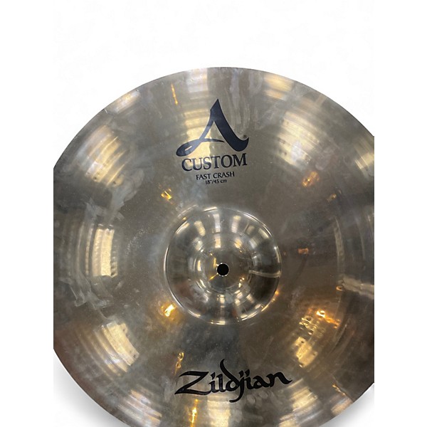 Used Zildjian 18in A Custom Fast Crash Cymbal