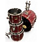 Used Yamaha 4 Piece STAGE CUSTOM ADVANTAGE Wine Red Drum Kit