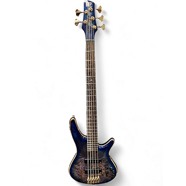 Used Ibanez SR2605 Cerulean Blue Electric Bass Guitar
