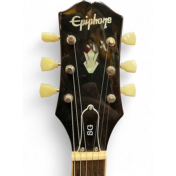 Used Epiphone SG Cherry Solid Body Electric Guitar