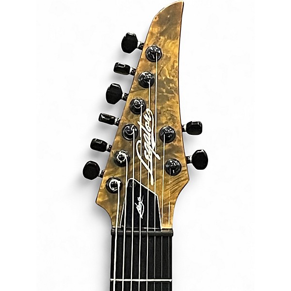 Used Legator Ninja 8 Brown Burl Solid Body Electric Guitar