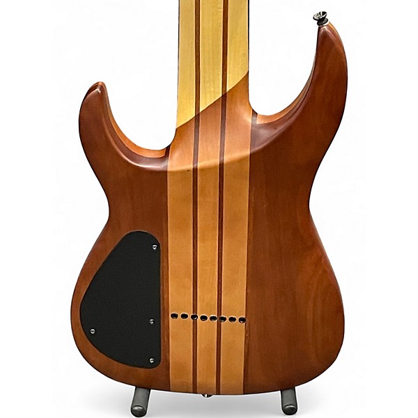 Used Legator Ninja 8 Brown Burl Solid Body Electric Guitar