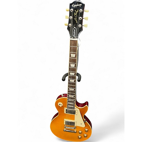 Used Epiphone Les Paul Standard 1950s Lemonburst Solid Body Electric Guitar