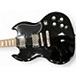 Used Epiphone 1966 G400 Pro Ebony Solid Body Electric Guitar