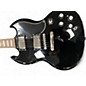 Used Epiphone 1966 G400 Pro Ebony Solid Body Electric Guitar