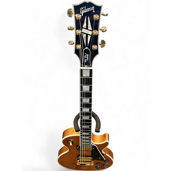 Used Gibson Custom Shop Les Paul Custom 70th Anniversary Cartridge Brass Solid Body Electric Guitar