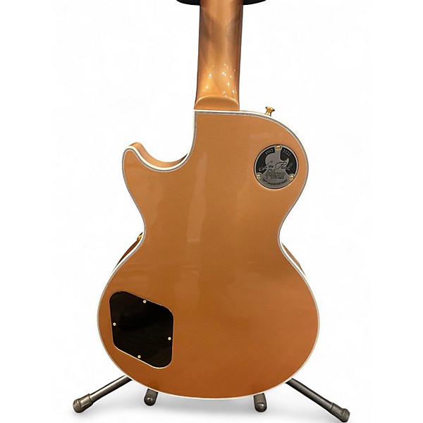 Used Gibson Custom Shop Les Paul Custom 70th Anniversary Cartridge Brass Solid Body Electric Guitar