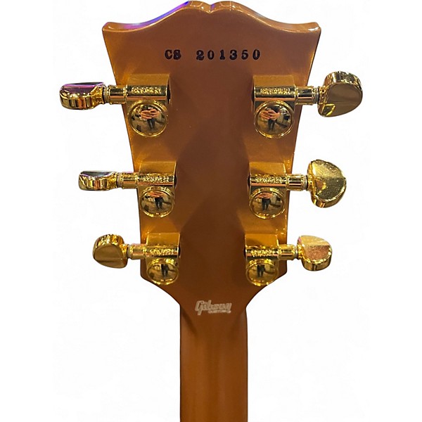 Used Gibson Custom Shop Les Paul Custom 70th Anniversary Cartridge Brass Solid Body Electric Guitar