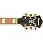 Used Ibanez AF75GBKF Flat Black Hollow Body Electric Guitar