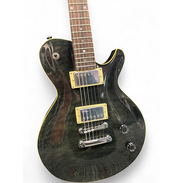 Used Dean evo special quilt Trans Black Solid Body Electric Guitar