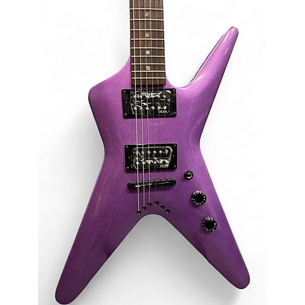 Used Dean Baby ML Purple Solid Body Electric Guitar